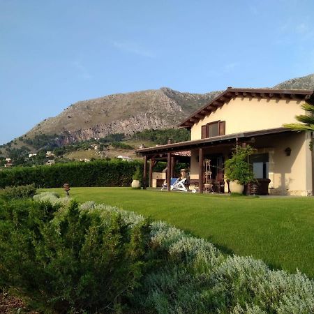 Villa Siciliana Con Piscina E Vista Panoramica Sul Mare Borgetto Exterior foto