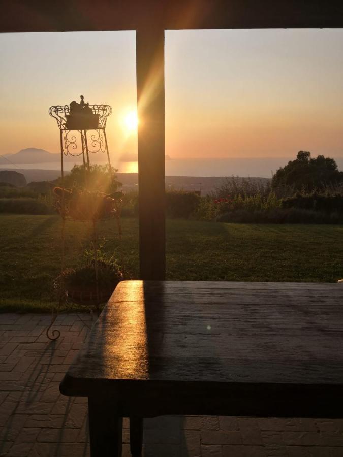 Villa Siciliana Con Piscina E Vista Panoramica Sul Mare Borgetto Exterior foto